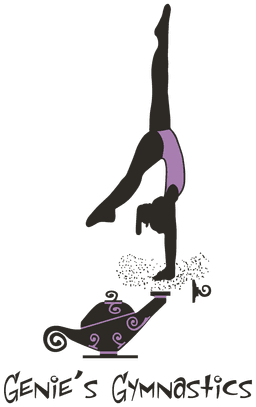 Genie's Gymnastics banner logo
